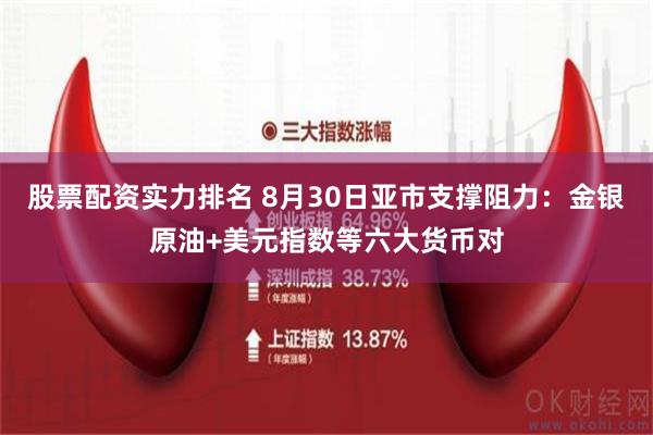 股票配资实力排名 8月30日亚市支撑阻力：金银原油+美元指数等六大货币对