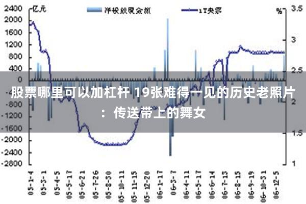 股票哪里可以加杠杆 19张难得一见的历史老照片：传送带上的舞女