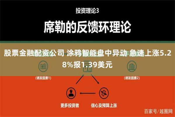 股票金融配资公司 涂鸦智能盘中异动 急速上涨5.28%报1.39美元