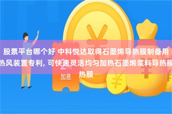 股票平台哪个好 中科悦达取得石墨烯导热膜制备用热风装置专利, 可快速灵活均匀加热石墨烯浆料导热膜