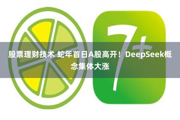 股票理财技术 蛇年首日A股高开！DeepSeek概念集体大涨